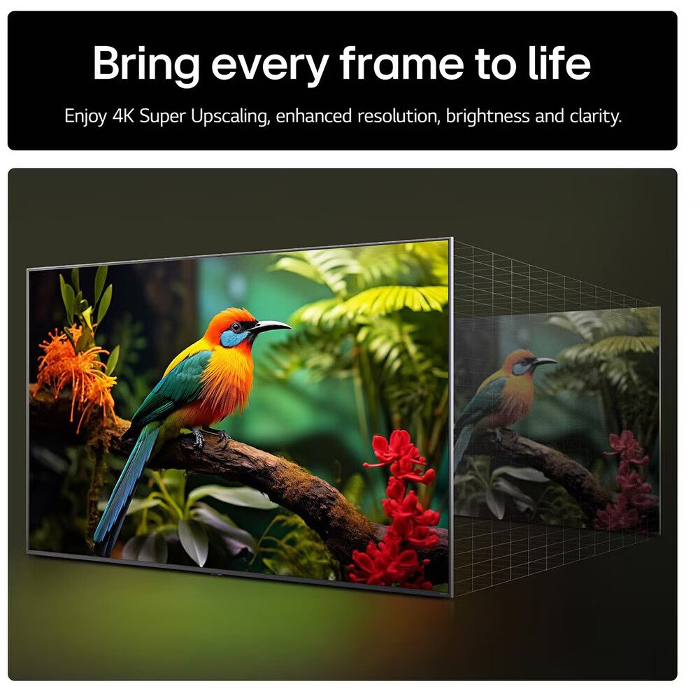 LG 75UA74006LB.AEK 75" LED Smart Television, Ashed Blue, 4K Ultra HD, F Rated