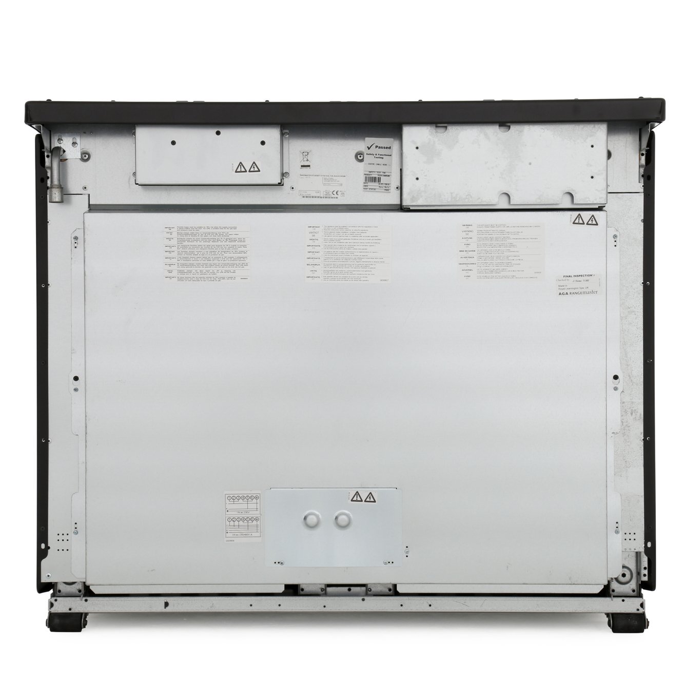 Rangemaster KCH110DFFCR/C 110cm Dual Fuel Range Cooker Kitchener Cream / Chrome, A Rated