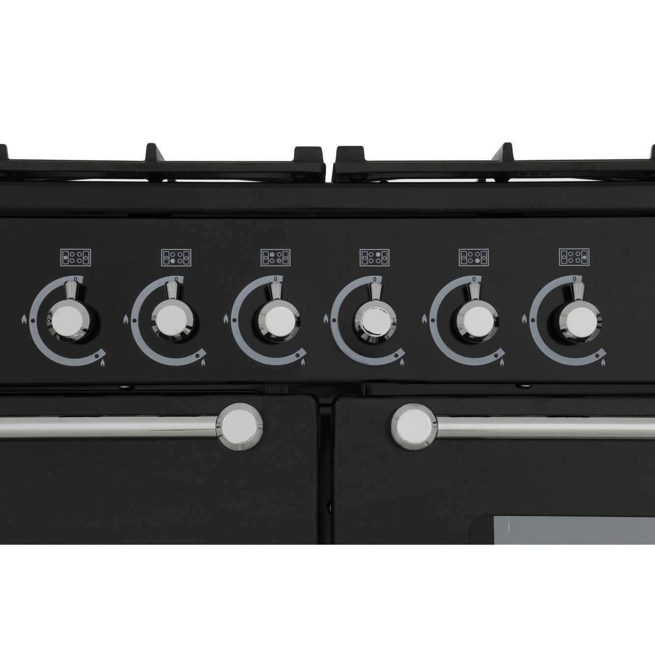 Rangemaster KCH110DFFCR/C 110cm Dual Fuel Range Cooker Kitchener Cream / Chrome, A Rated