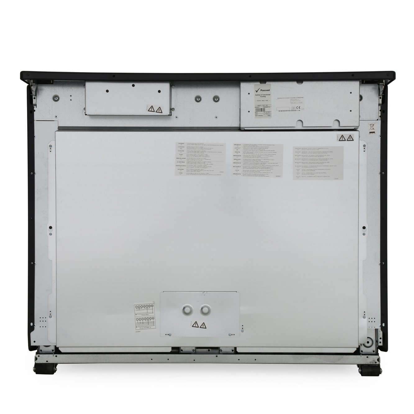 Rangemaster KCH110ECCR/C 110cm Ceramic Range Cooker Kitchener Cream / Chrome, A Rated