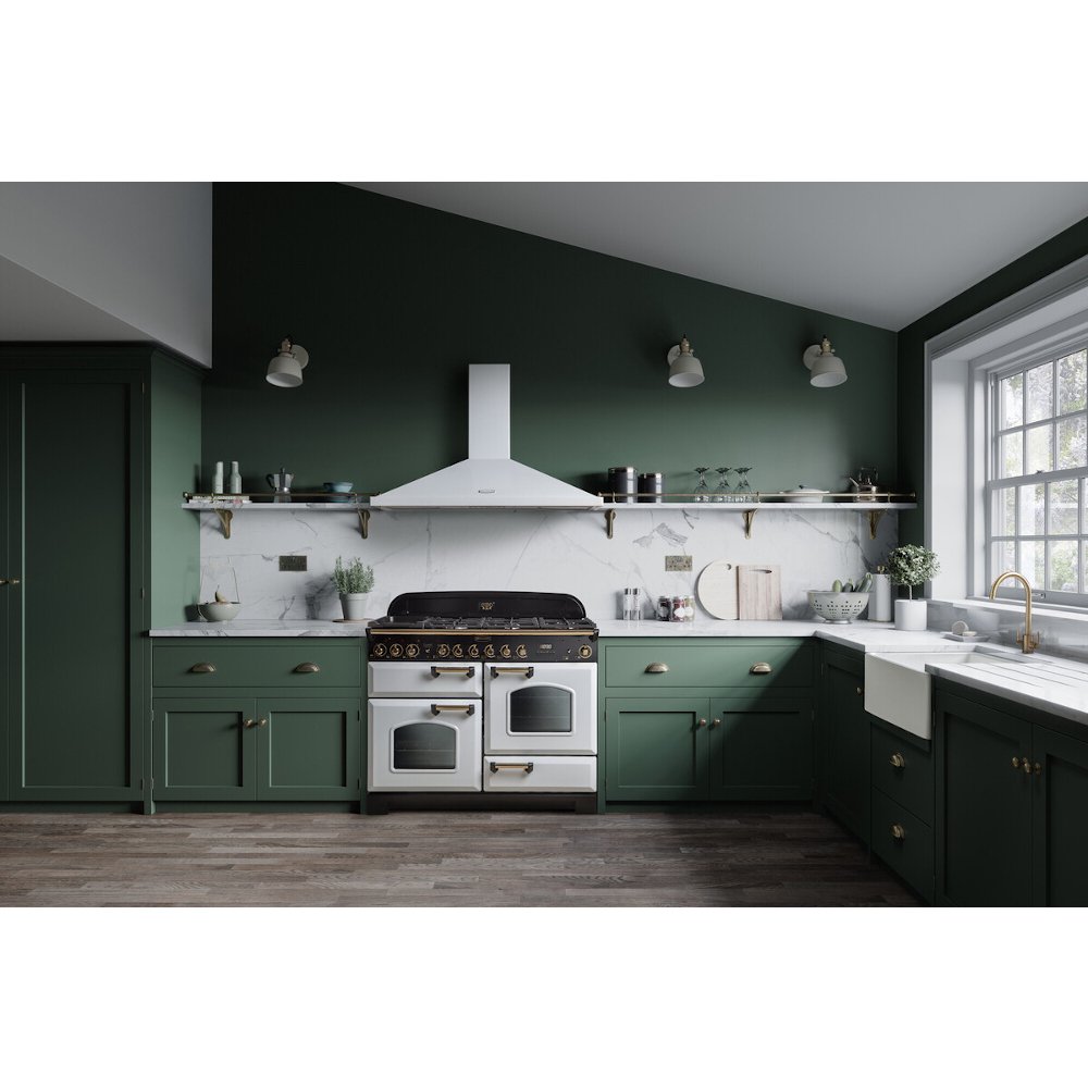 Rangemaster Classic Deluxe CDL110DFFBL/B 110cm Dual Fuel Range Cooker