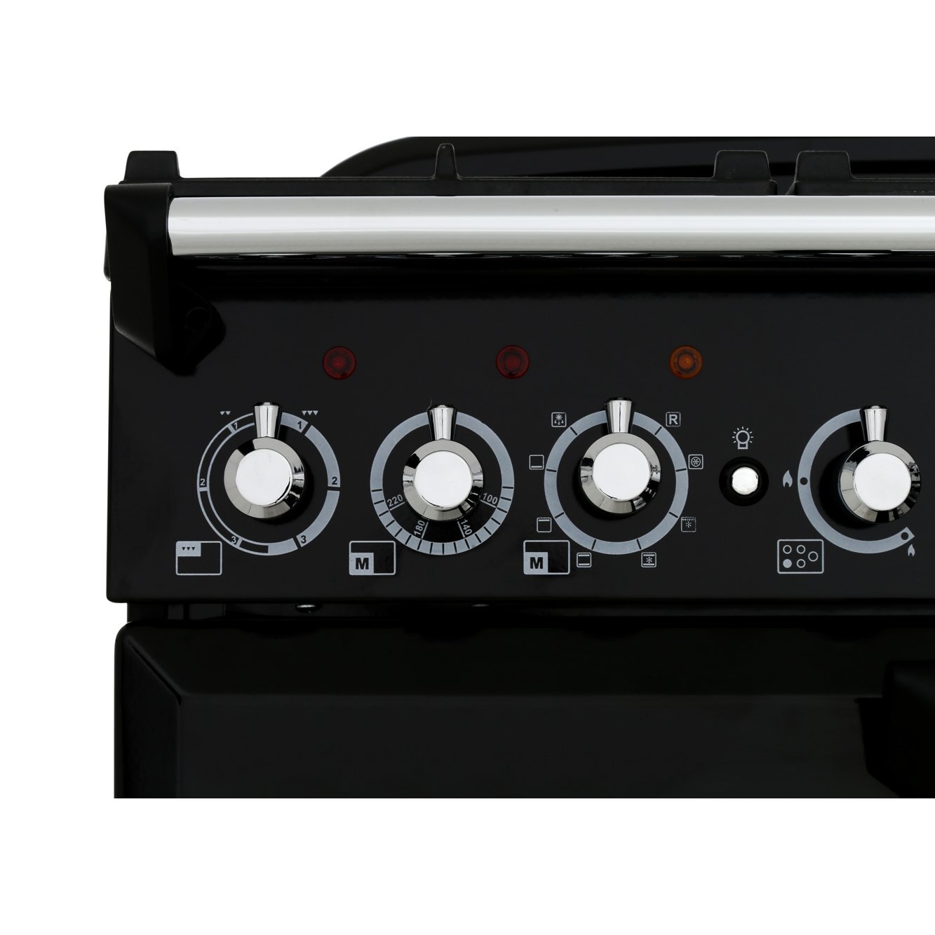 Rangemaster CDL90DFFCR/C 90cm Dual Fuel Range Cooker Classic Deluxe Cream / Chrome, A Rated