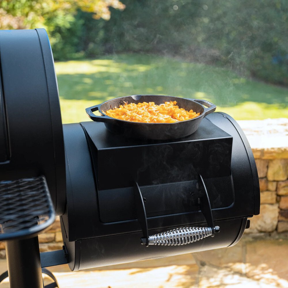 Char-Griller CG30044223 Competition Pro Offset Smoker & Grill, Black