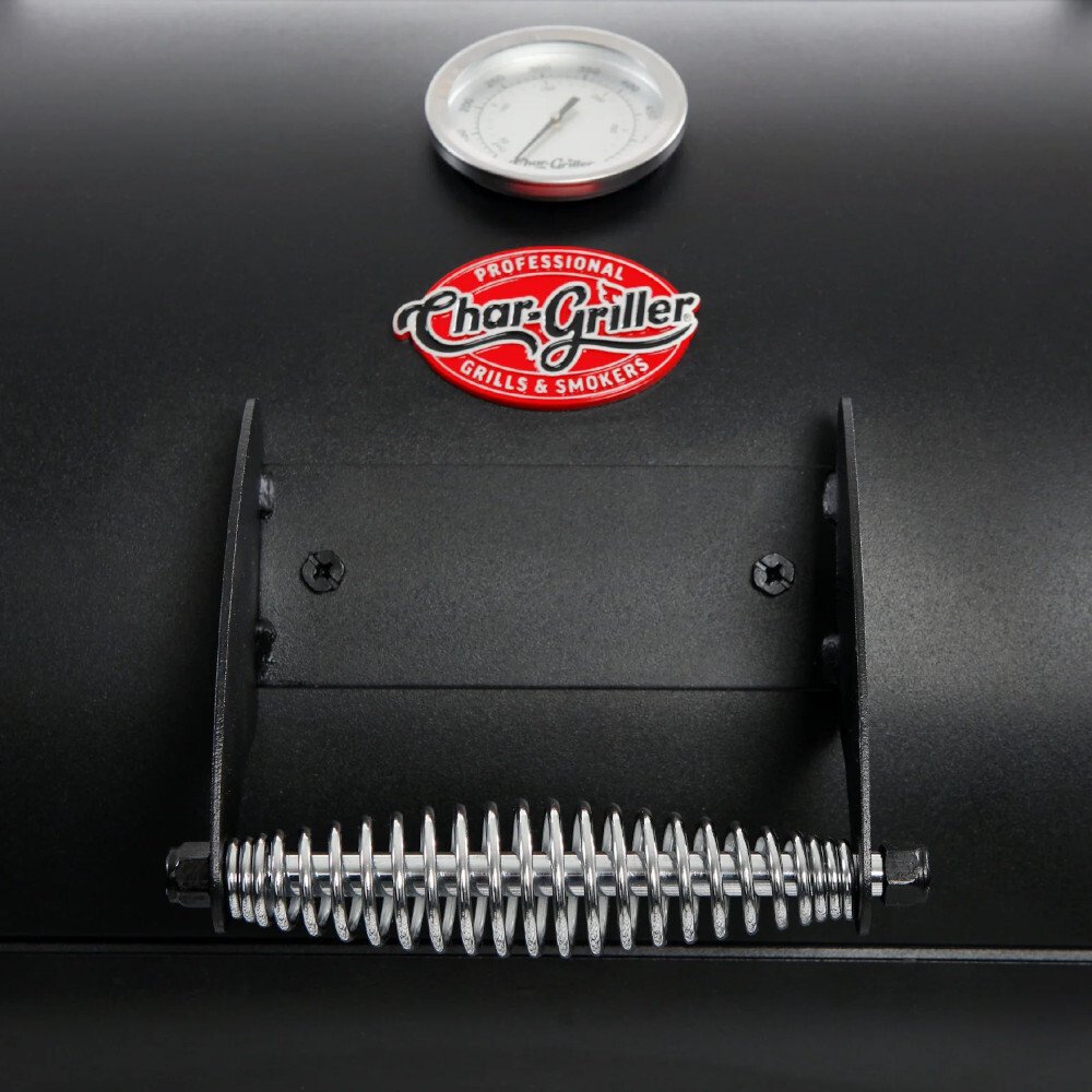 Char-Griller CG30044223 Competition Pro Offset Smoker & Grill, Black