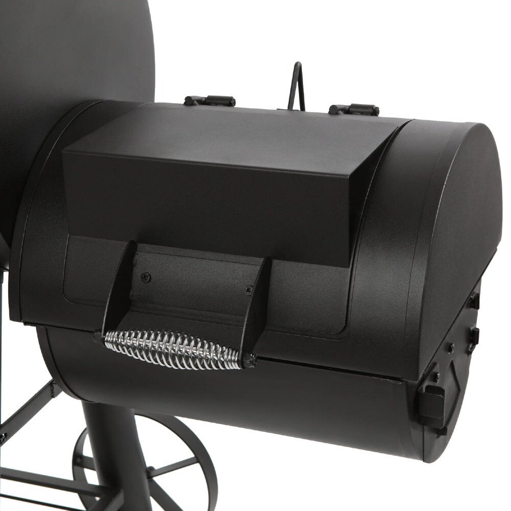 Char-Griller CG30044223 Competition Pro Offset Smoker & Grill, Black