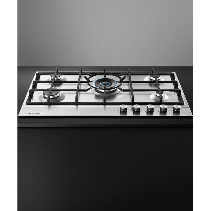 Fisher & Paykel CG905DLPX1 Series 7 90cm LPG Hob, Stainless Steel