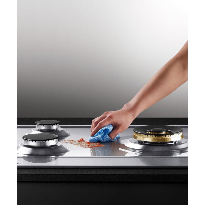 Fisher & Paykel CG905DLPX1 Series 7 90cm LPG Hob, Stainless Steel