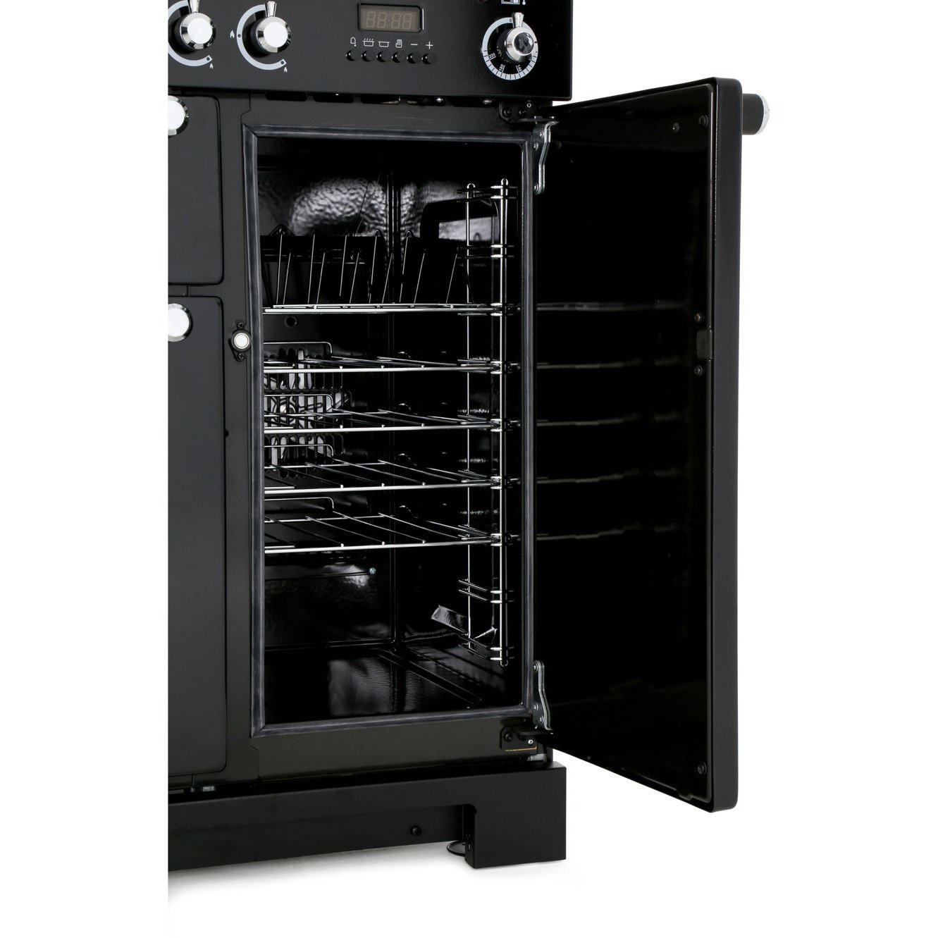 Rangemaster KCH90DFFCR/C 90cm Dual Fuel Range Cooker Kitchener Cream / Chrome, A Rated