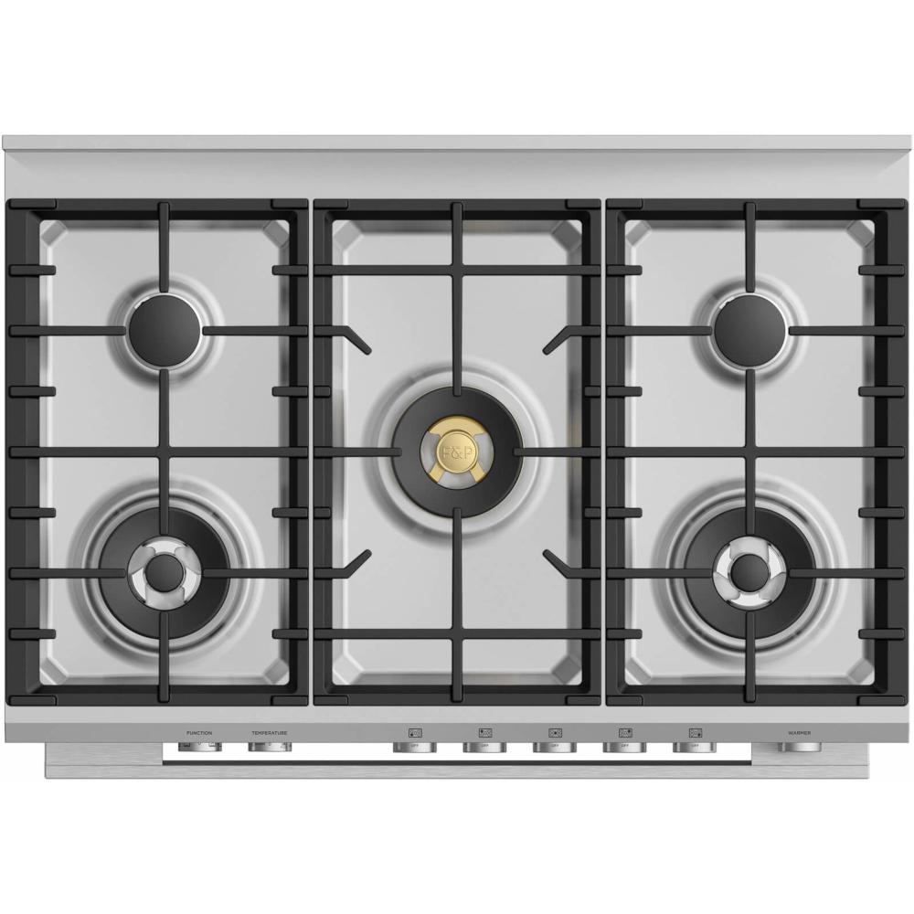 Fisher & Paykel OR90SDG6X1 Series 9 Contemporary 90cm Dual Fuel Range Cooker, Stainless Steel, A Rated