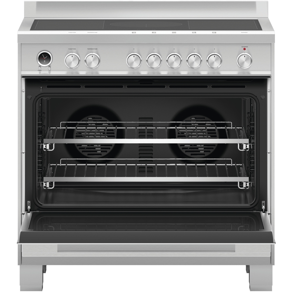 Fisher & Paykel OR90SDI6X1 Series 9 Contemporary 90cm Induction Range Cooker, Stainless Steel, A Rated