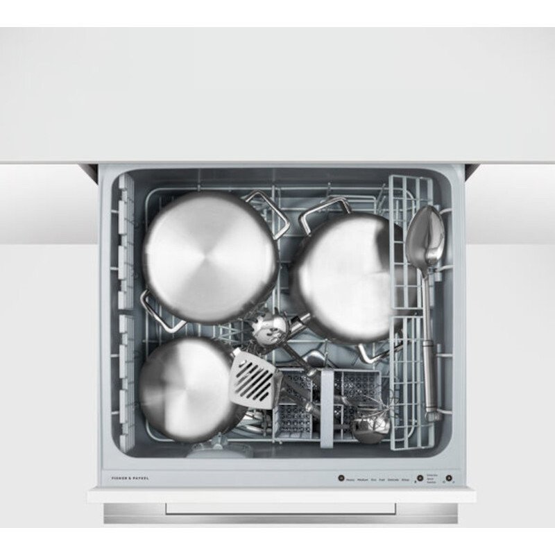Fisher & Paykel DD60SHTI9 Series 9 Integrated Tall Single DishDrawer&trade; Dishwasher, 6 Place Settings, F Rated