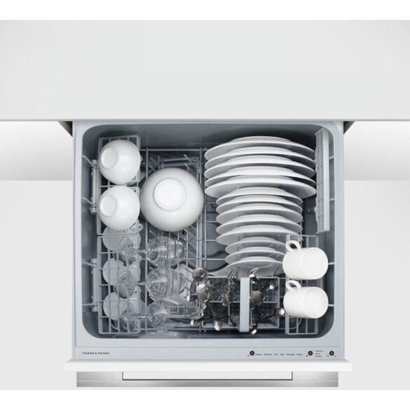 Fisher & Paykel DD60SHTI9 Series 9 Integrated Tall Single DishDrawer&trade; Dishwasher, 6 Place Settings, F Rated