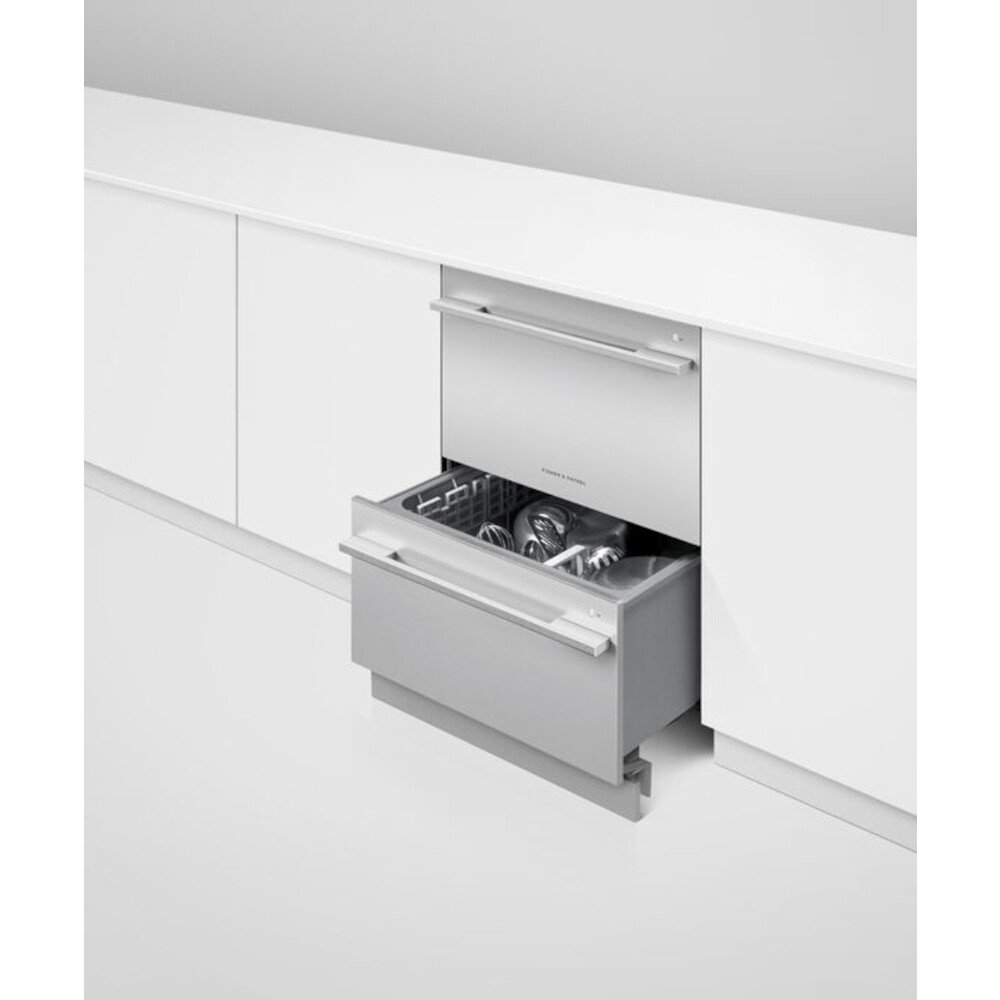 Fisher & Paykel DD60DDFHX9 Series 9 Contemporary Integrated Double DishDrawer&trade; Dishwasher, 12 Place Settings, E Rated