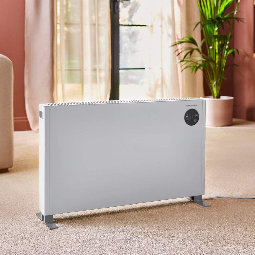 Morphy Richards 825702 HeatFlux 2kw Digital Convector Heater with Remote Control, White