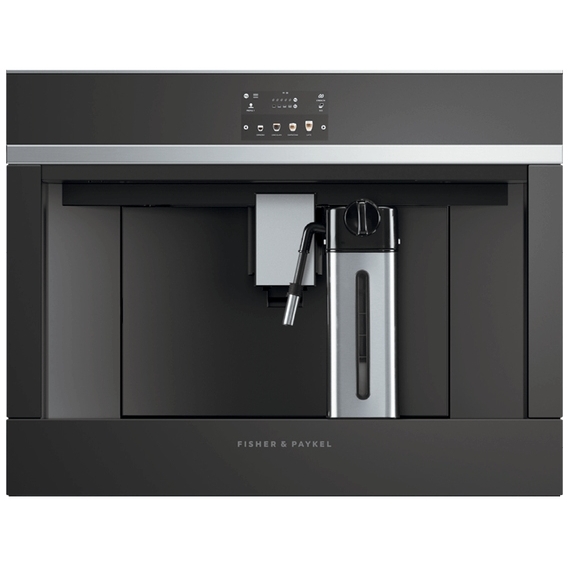 Fisher & Paykel EB60DSX1 Built-In Coffee Machine, Black