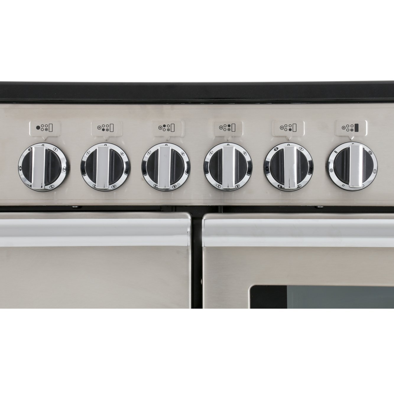 Rangemaster PROP110ECSS/C 110cm Ceramic Range Cooker Professional Plus Stainless Steel / Chrome, A Rated