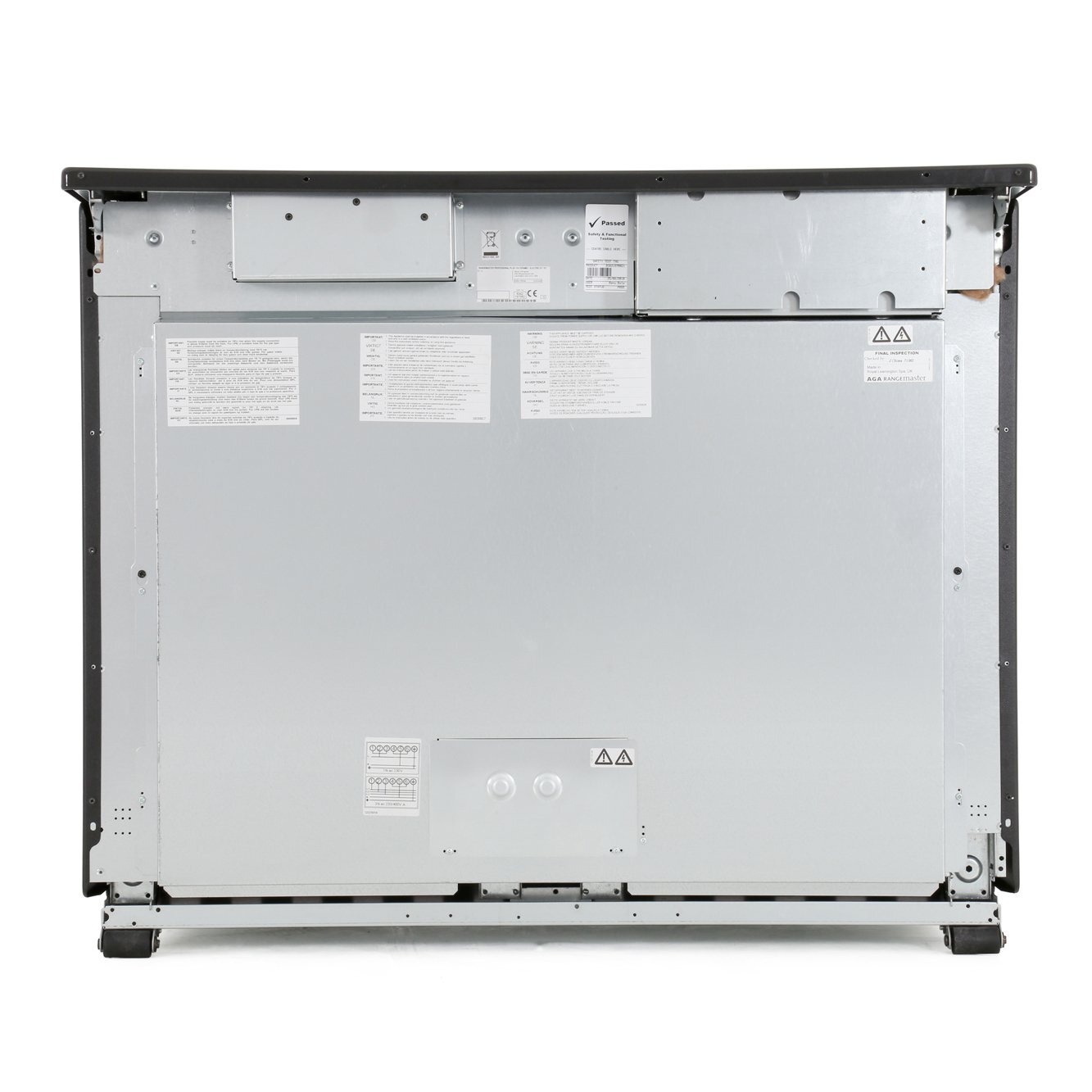 Rangemaster PROP110ECSS/C 110cm Ceramic Range Cooker Professional Plus Stainless Steel / Chrome, A Rated