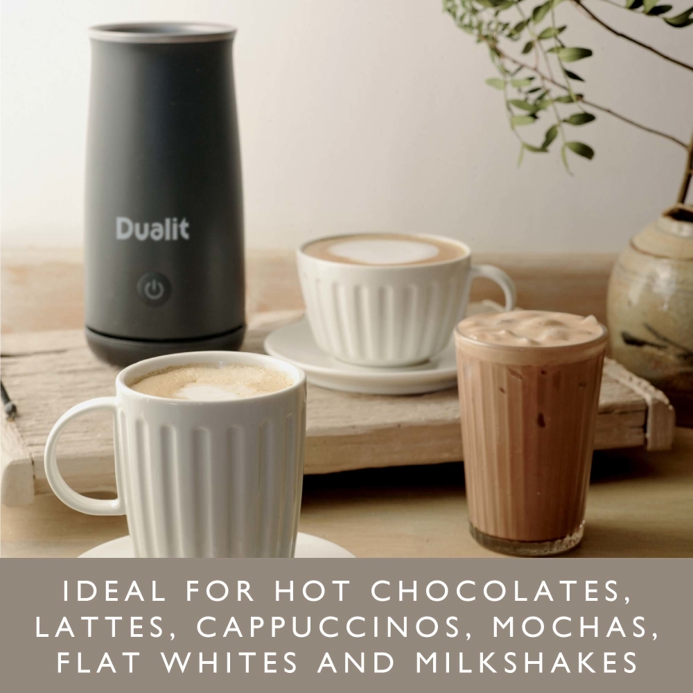 Dualit 84140 Hot Chocolate Maker and Milk Frother, Black