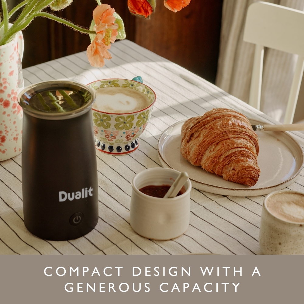 Dualit 84140 Hot Chocolate Maker and Milk Frother, Black