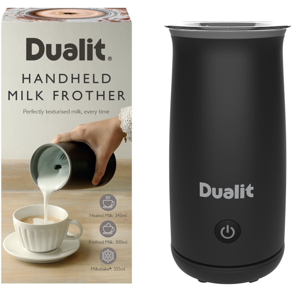 Dualit 84140 Hot Chocolate Maker and Milk Frother, Black