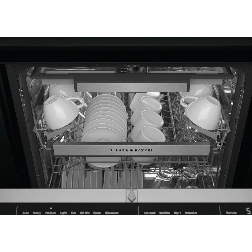 Fisher & Paykel DW60U4HI2 Fully Integrated Dishwasher, 16 Place Settings, B Rated