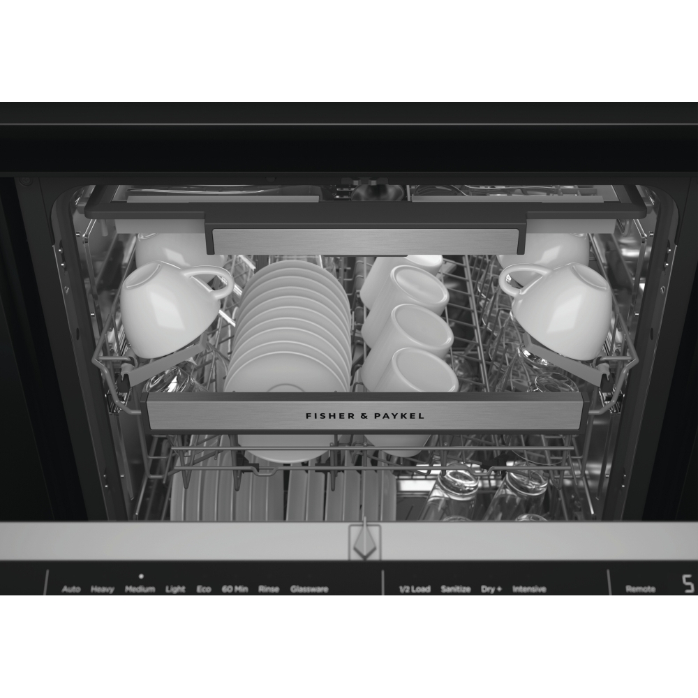 Fisher & Paykel DW60U4HI2 Series 7 Fully Integrated Dishwasher, 16 Place Settings, B Rated
