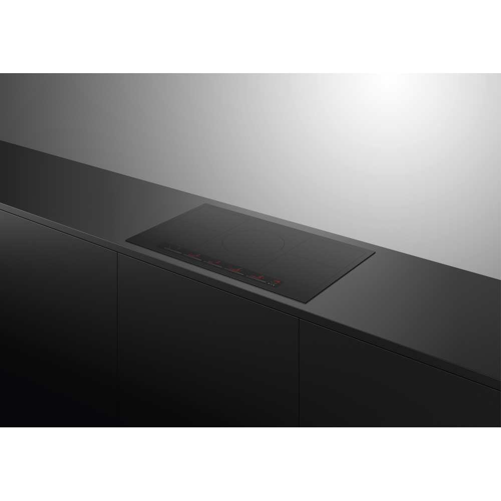 Fisher & Paykel CI905ZZDTB5 90cm Induction Hob, Black