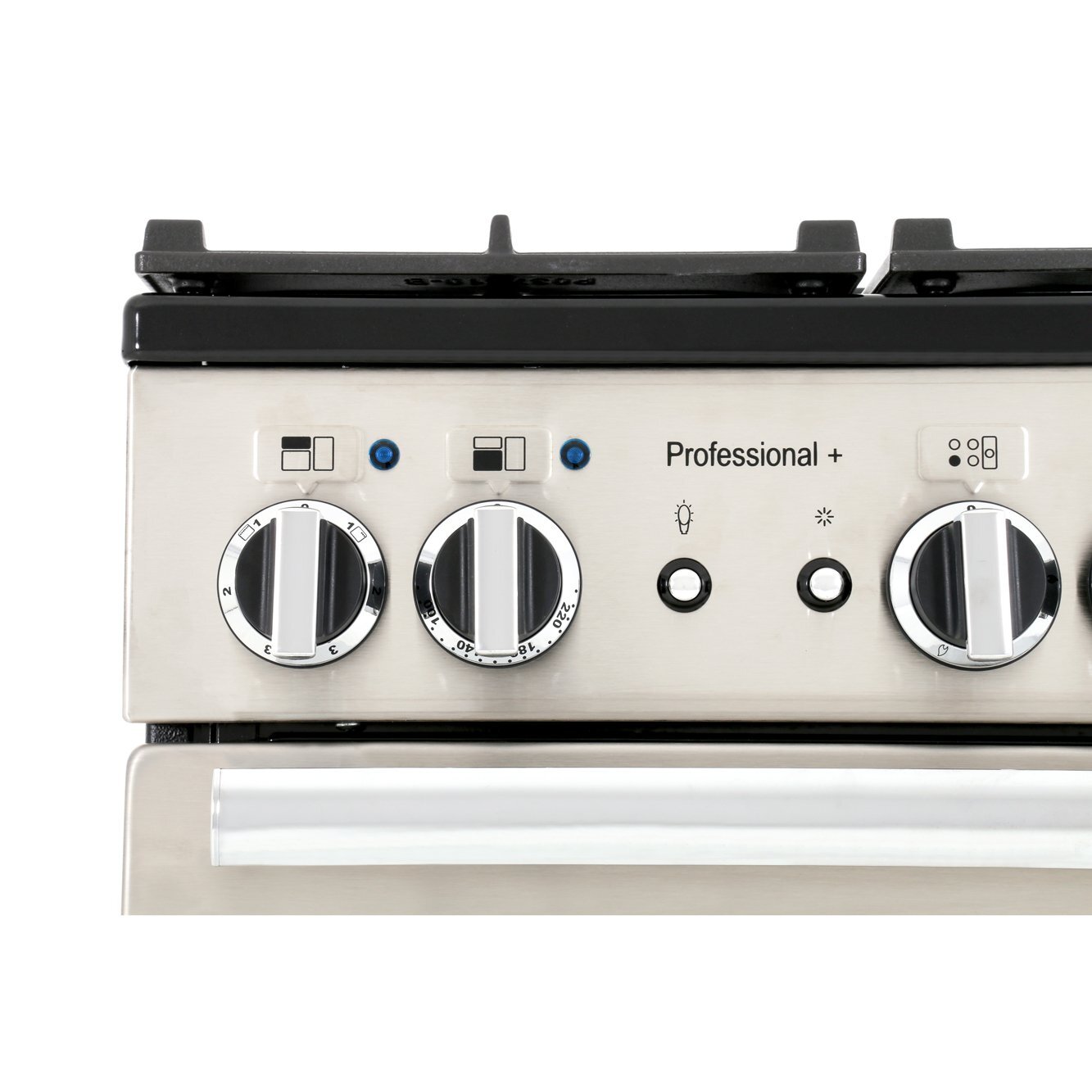 Rangemaster PROP90DFFSS/C 90cm Dual Fuel Range Cooker Professional Plus Stainless Steel / Chrome, A Rated