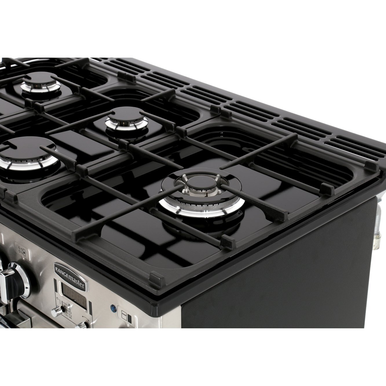 Rangemaster PROP90DFFSS/C 90cm Dual Fuel Range Cooker Professional Plus Stainless Steel / Chrome, A Rated