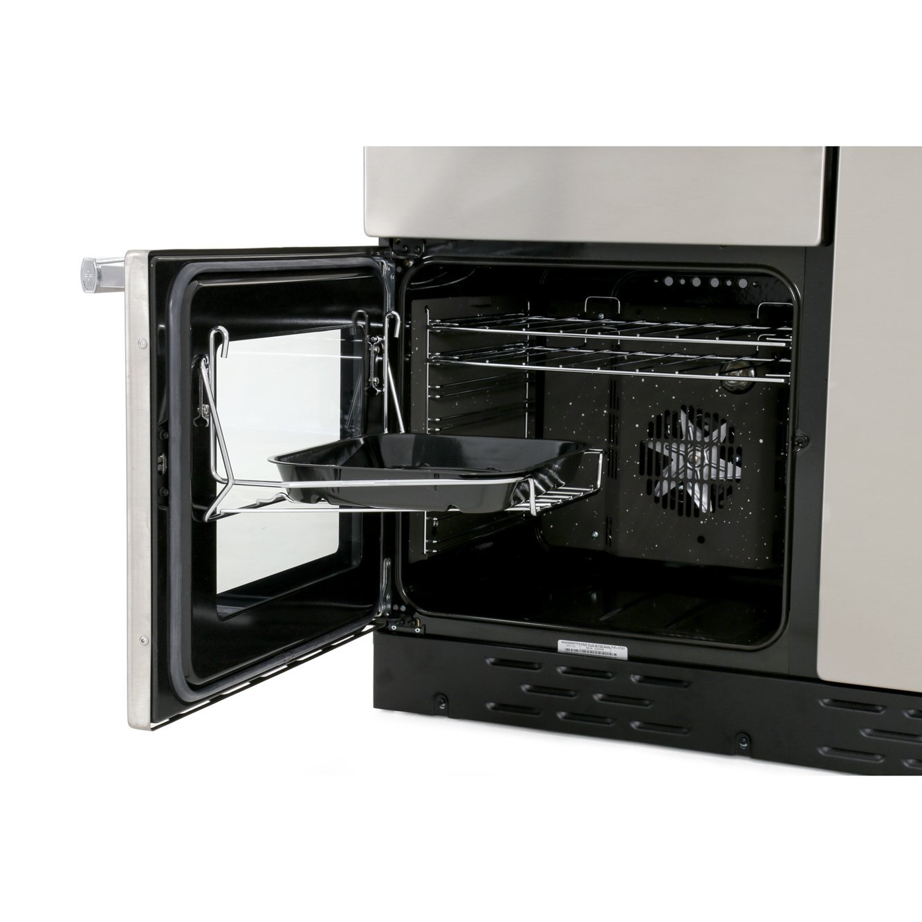 Rangemaster PROP90DFFSS/C 90cm Dual Fuel Range Cooker Professional Plus Stainless Steel / Chrome, A Rated