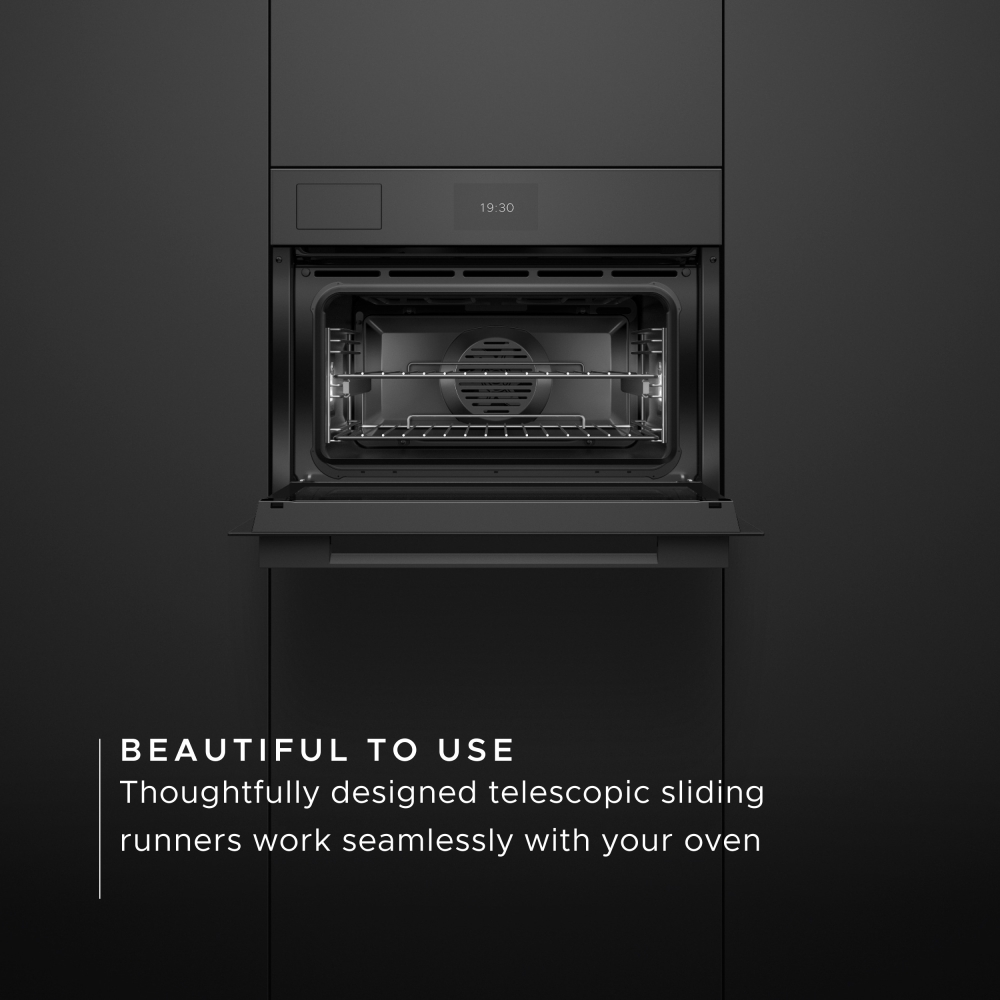 Fisher & Paykel OS60NAMVTB5 Steam Oven, Black, A Rated