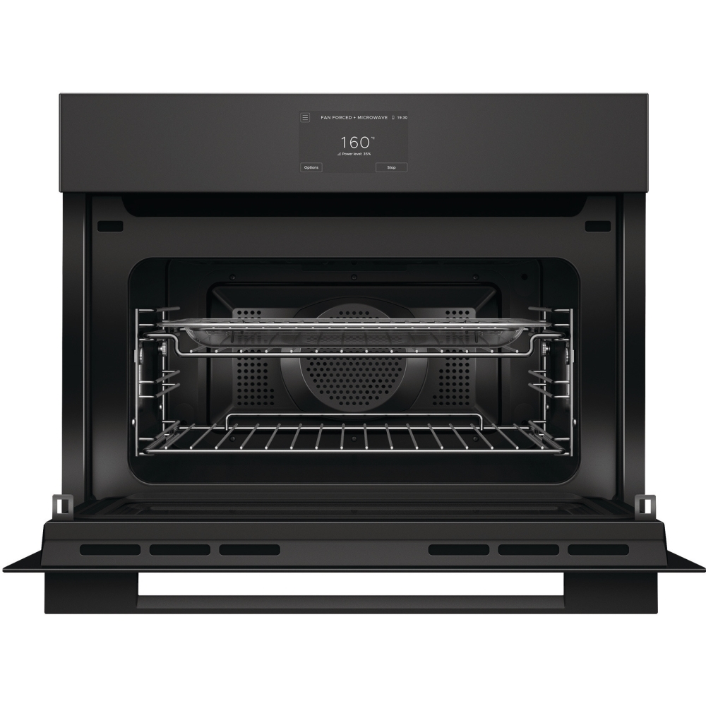 Fisher & Paykel OM60NMTB5 Built-In Combination Microwave Oven, Black