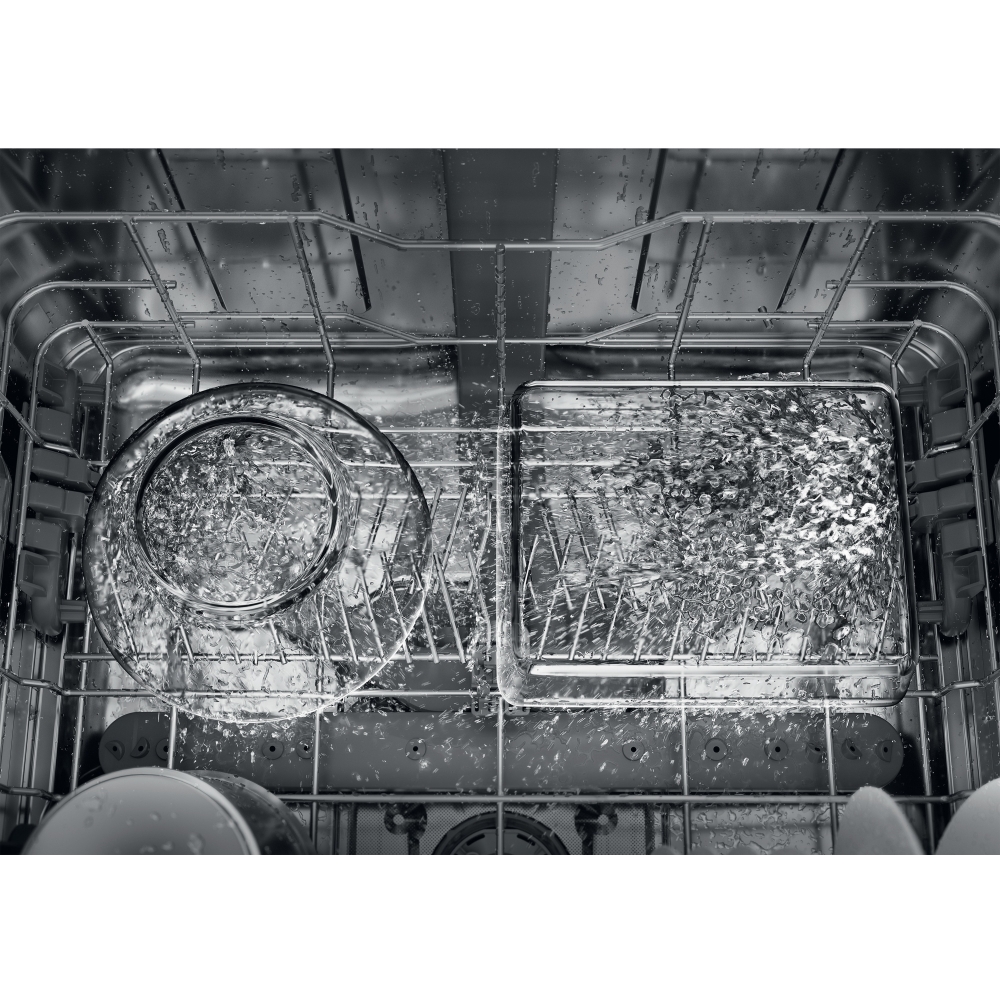 Hotpoint H7FHS51XUK Dishwasher, 15 Place Settings, Silver, B Rated