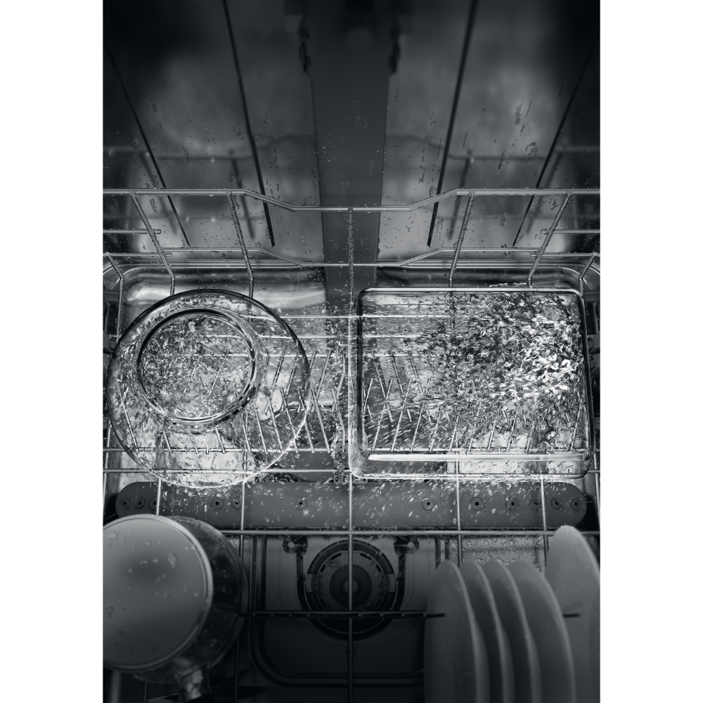 Hotpoint H7FHS51XUK Dishwasher, 15 Place Settings, Silver, B Rated