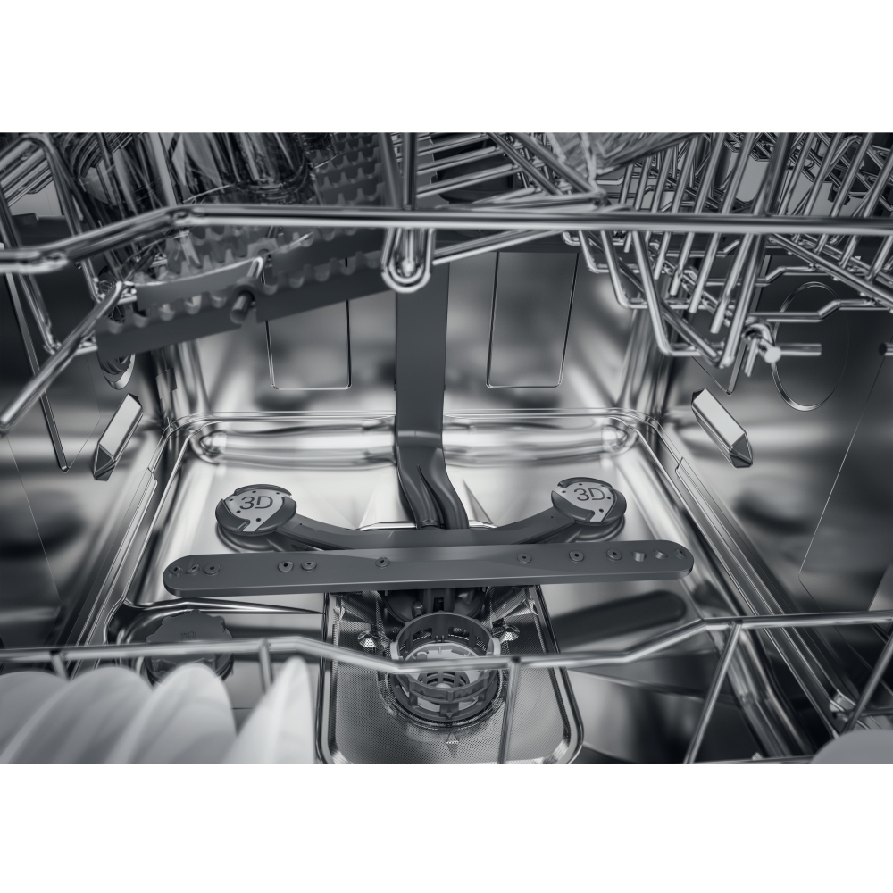 Hotpoint H7FHS51XUK Dishwasher, 15 Place Settings, Silver, B Rated