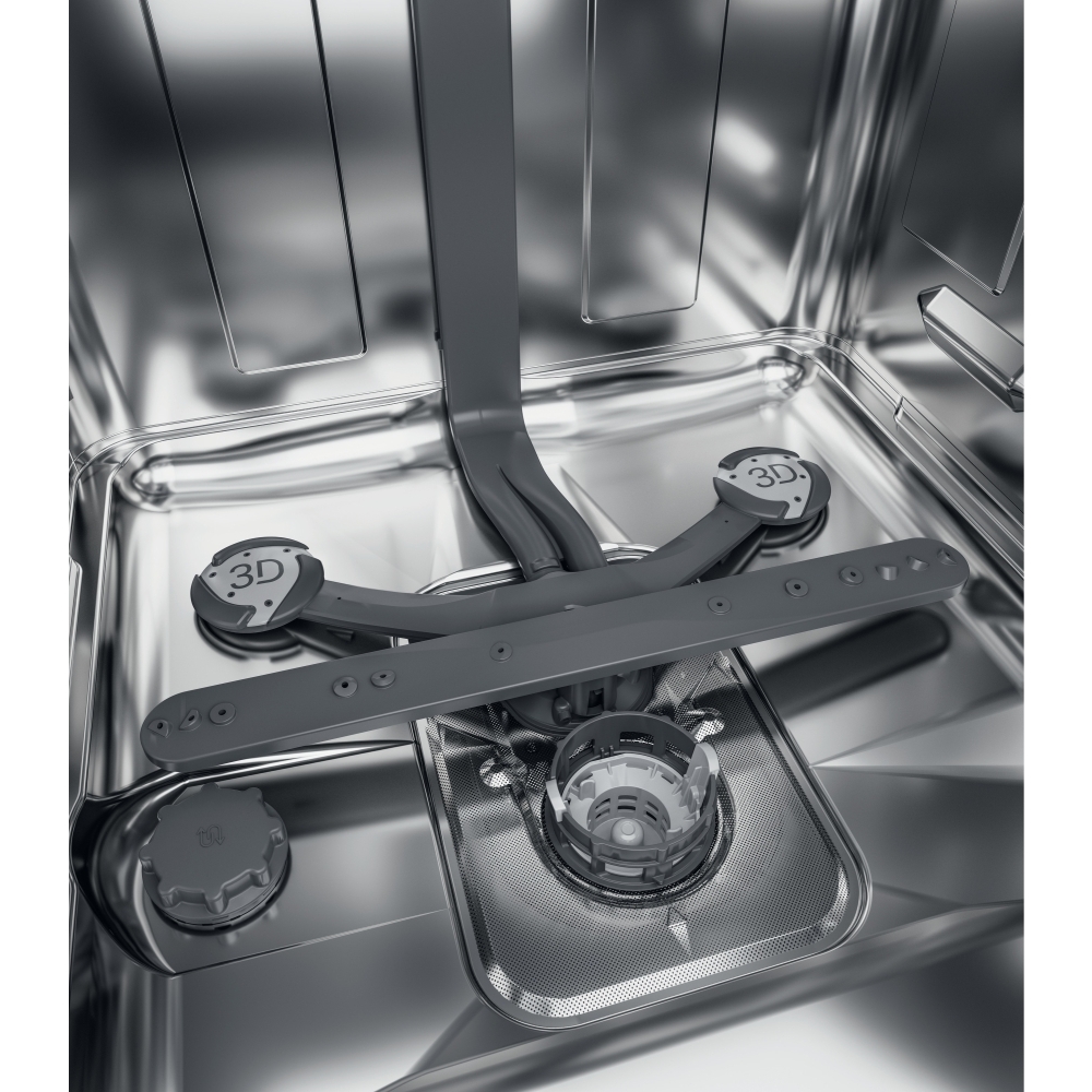 Hotpoint H7FHS51XUK Dishwasher, 15 Place Settings, Silver, B Rated