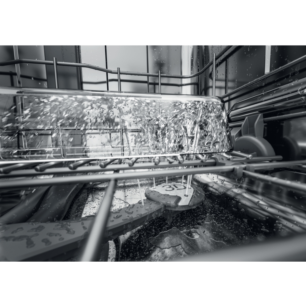 Hotpoint H7FHS51XUK Dishwasher, 15 Place Settings, Silver, B Rated