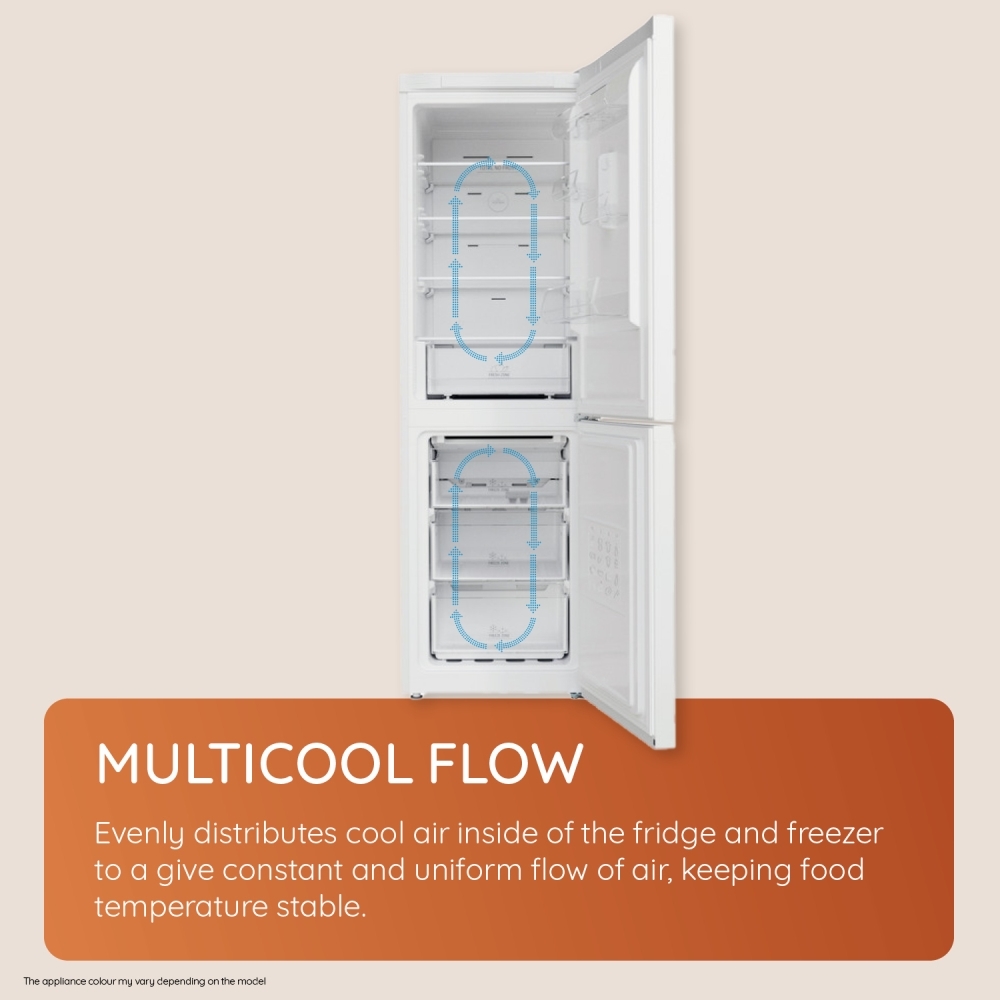Hotpoint HTC18T322UK Total No Frost Integrated Fridge Freezer, Sliding Hinge, 70/30, E Rated