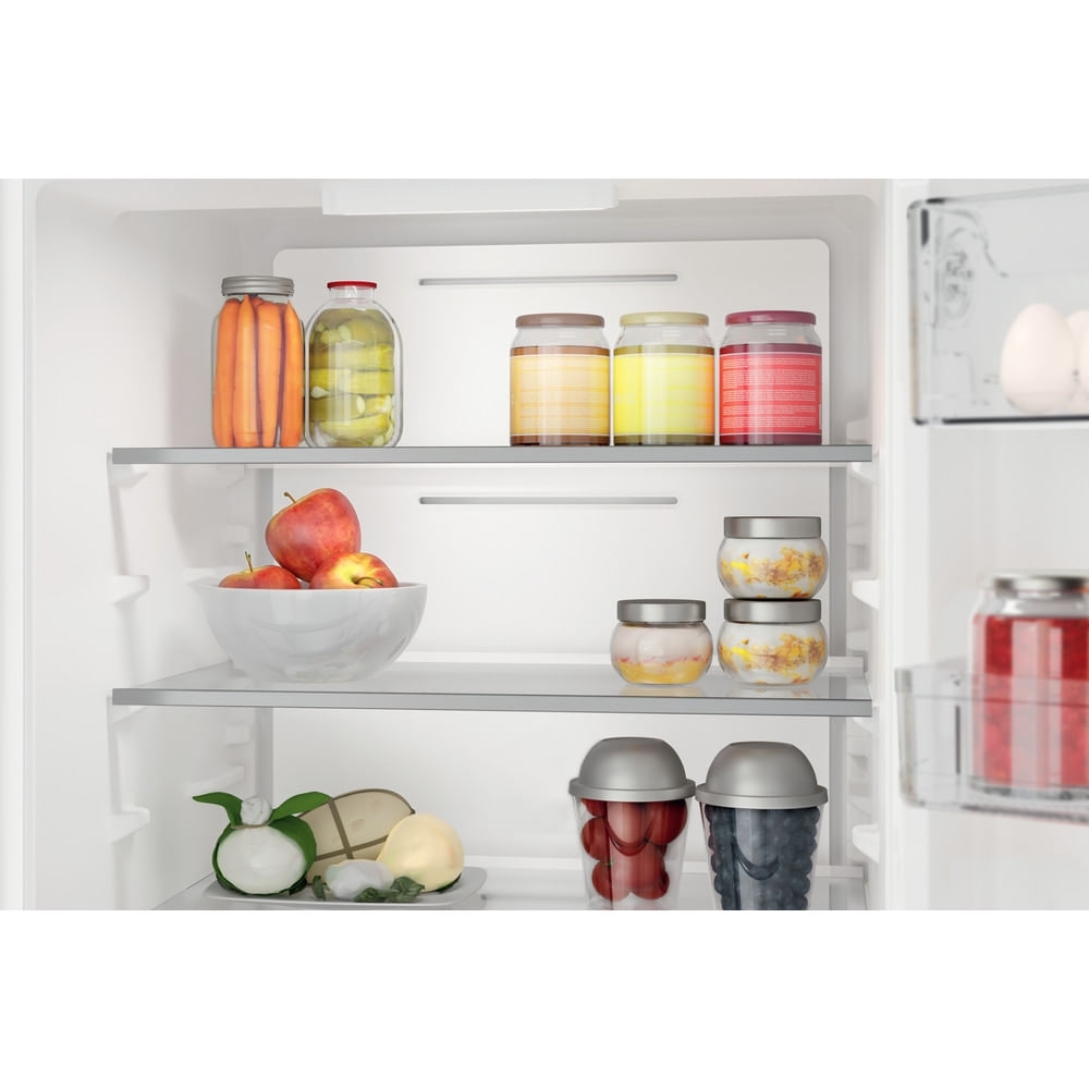 Hotpoint HTC18T322UK Total No Frost Integrated Fridge Freezer, Sliding Hinge, 70/30, E Rated