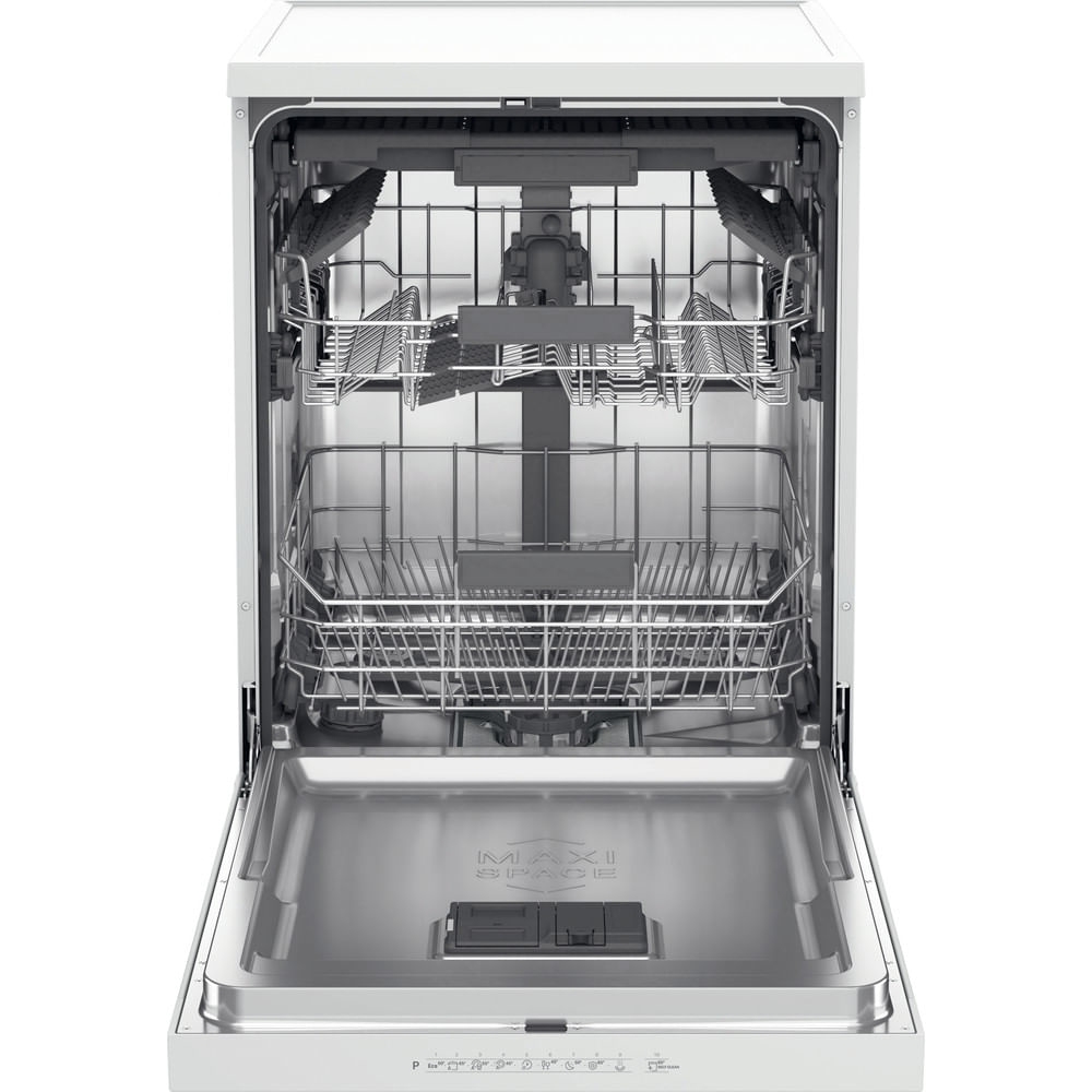 Hotpoint HD7FHP33UK Dishwasher, 15 Place Settings, White, D Rated