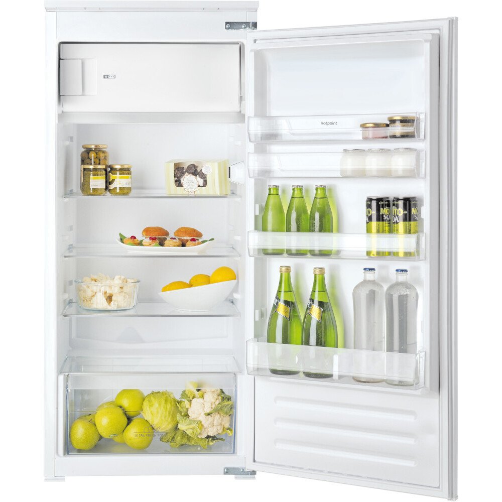 Hotpoint HSZ12A2D.UK2 Built-In Fridge with Ice Box, Sliding Hinge, E Rated