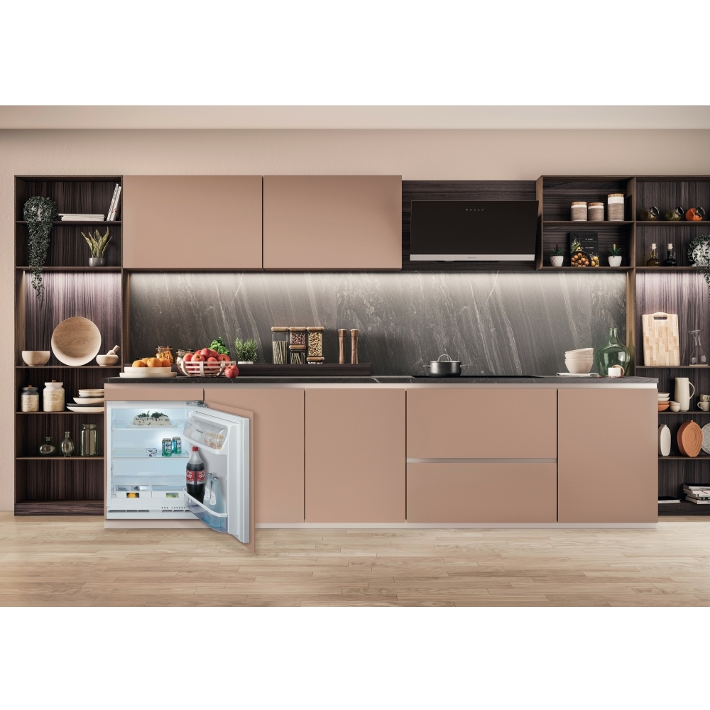 Hotpoint HBUL011.UK Built-Under Larder Fridge, Fixed Hinge, E Rated