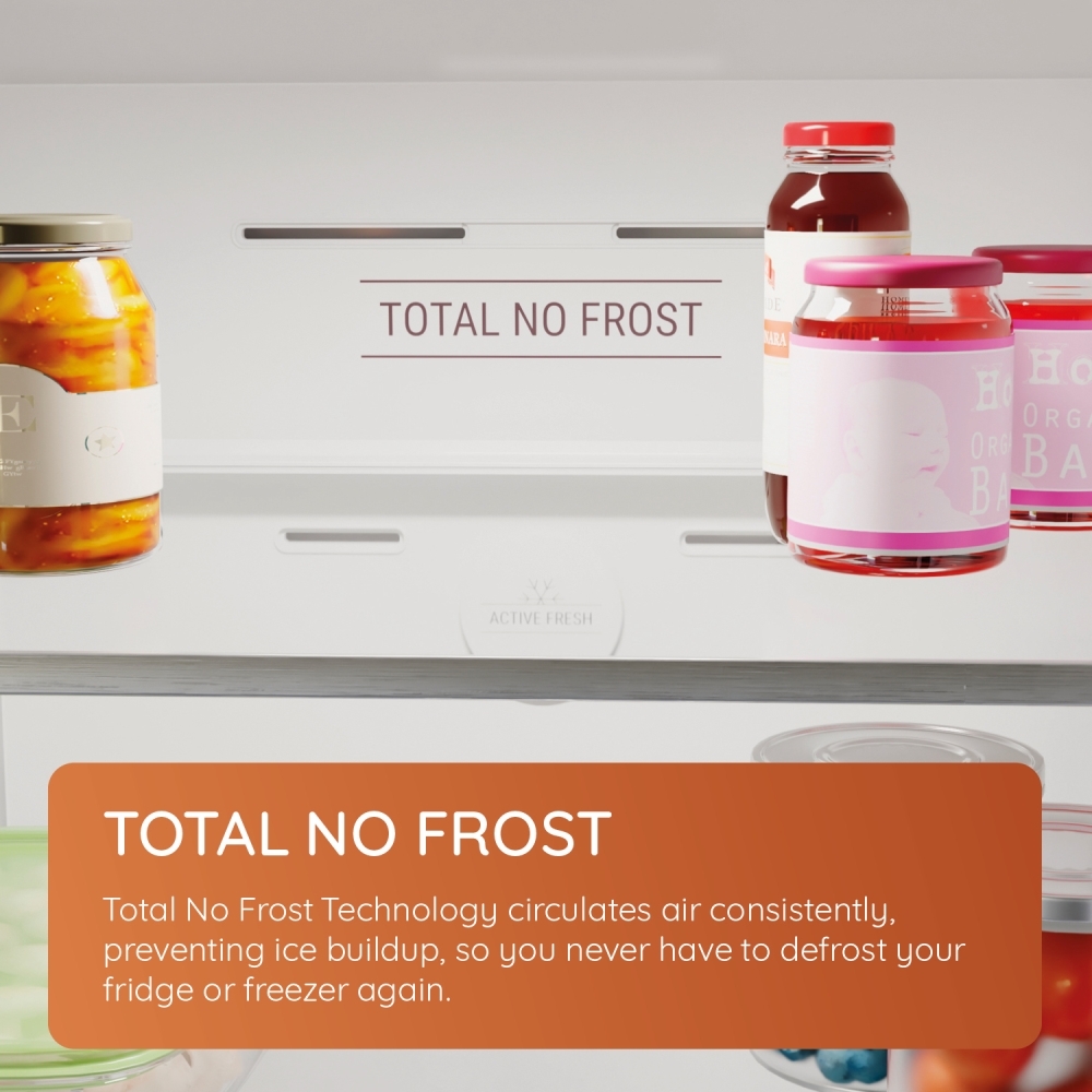Hotpoint HTC18 T112 UK Total No Frost Integrated Fridge Freezer, Sliding Hinge, 70/30, E Rated