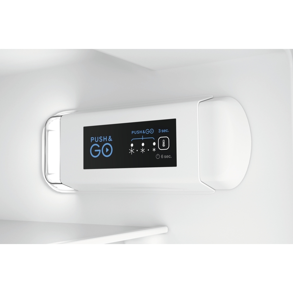 Indesit INC18T112UK Total No Frost Integrated Fridge Freezer, Sliding Hinge, 70/30, E Rated