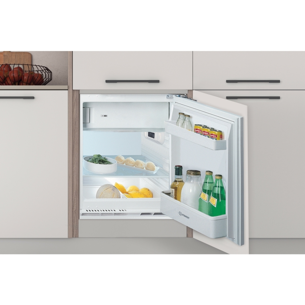 Indesit INBUF011 Built-Under Fridge with Ice Box, Fixed Hinge, E Rated