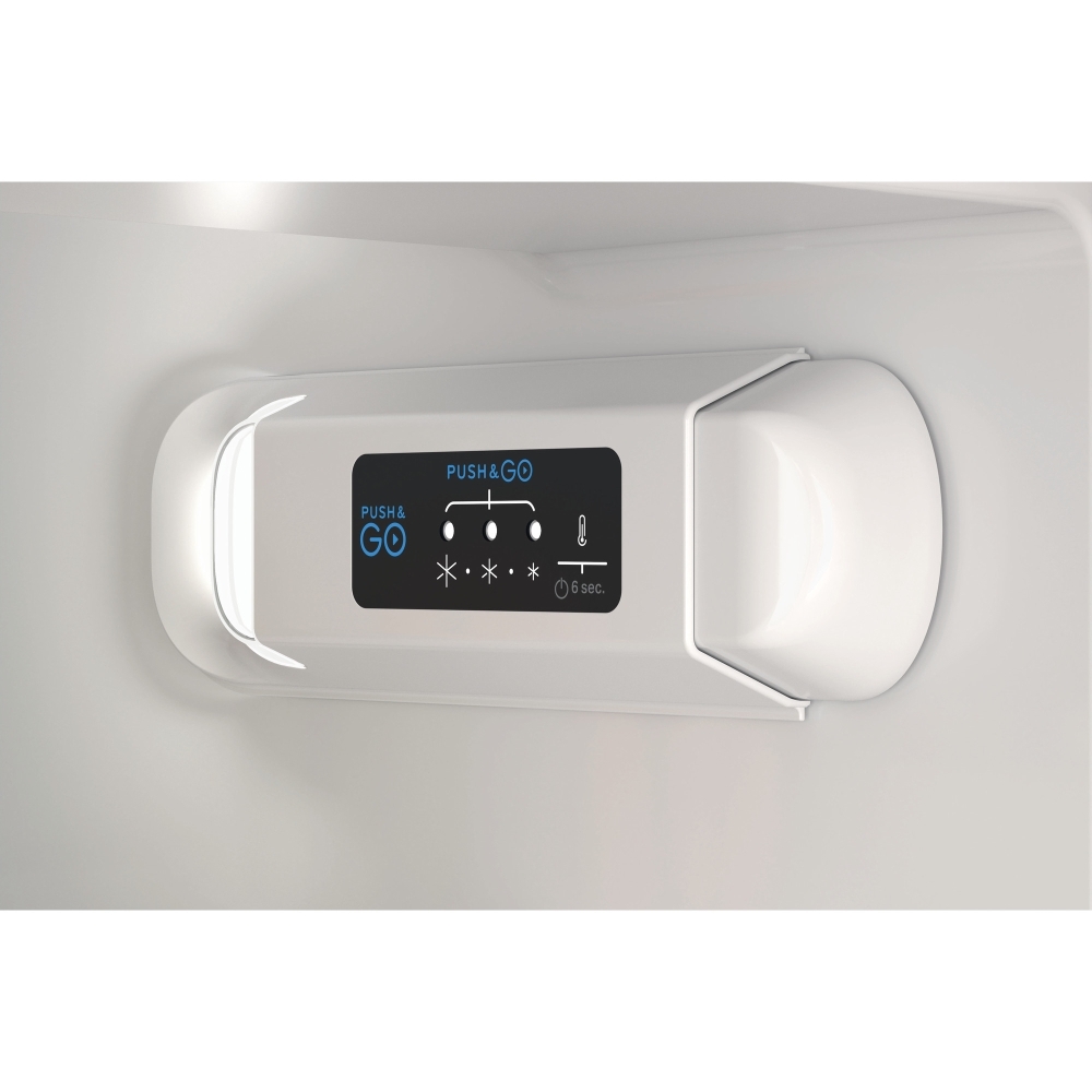 Indesit INC18D011B1 Low Frost Integrated Fridge Freezer, Sliding Hinge, 70/30, E Rated