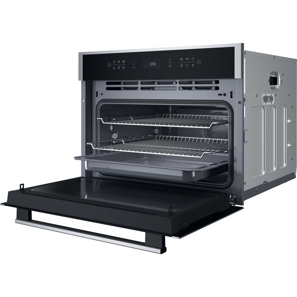 Hotpoint HCW6O7HTSXUK Built-In Combination Microwave Oven, Black