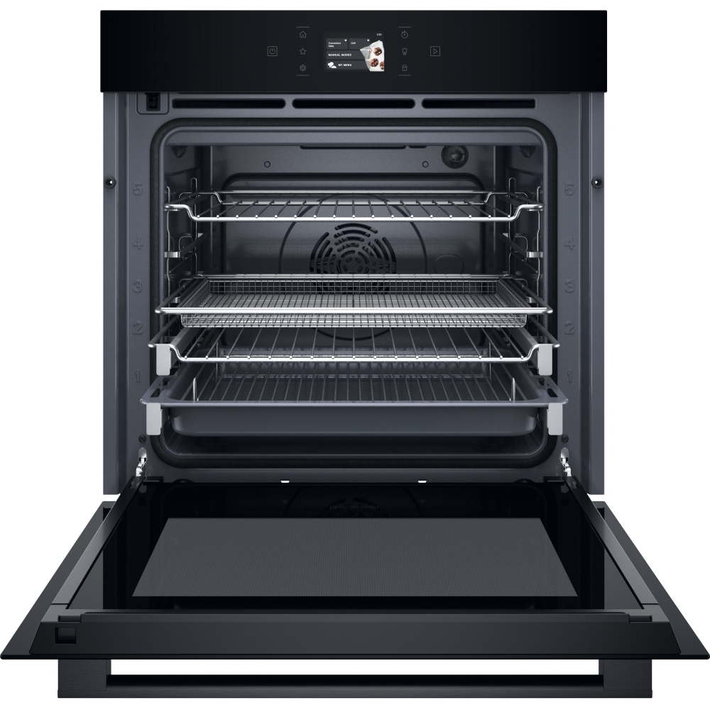 Hotpoint HOI98PT2SBUK Built-In Electric Single Oven with Pyrolytic Cleaning, Black, A+ Rated