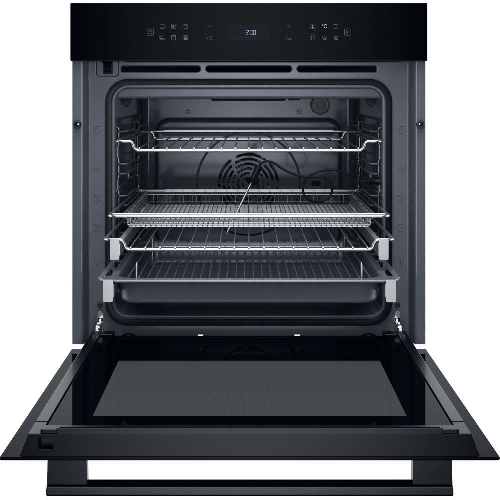 Hotpoint HOI68PPT2SBUK Built-In Electric Single Oven with Pyrolytic Cleaning, Black, A+ Rated