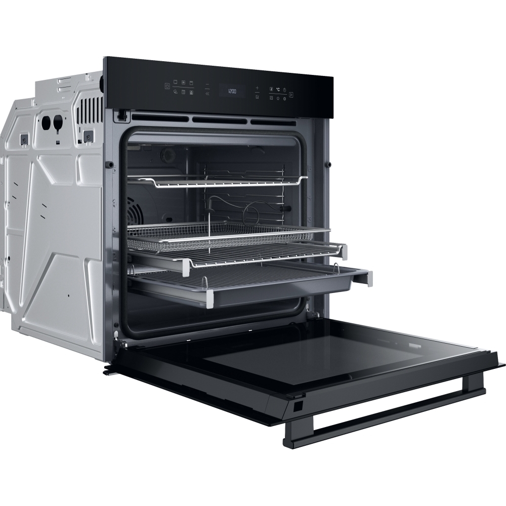 Hotpoint HOI68PPT2SBUK Built-In Electric Single Oven with Pyrolytic Cleaning, Black, A+ Rated